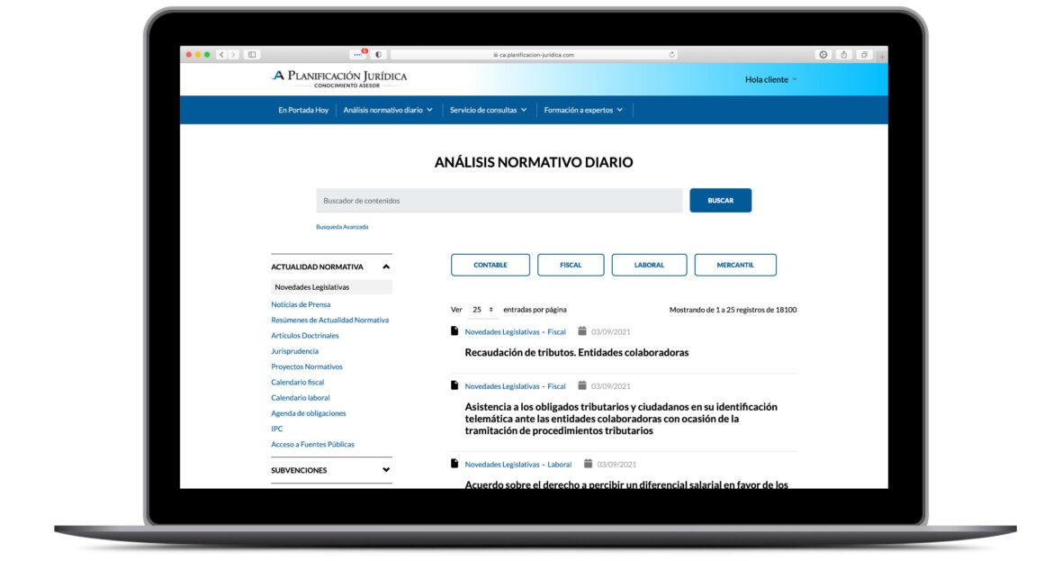 Manténgase informado de todo lo que afecta a sus clientes o empresa, en el ámbito jurídico-empresarial, por correo electrónico, página Web y Boletín periódico.