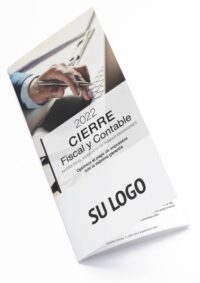 Folleto tríptico Cierre fiscal y contable ejercicio 2022