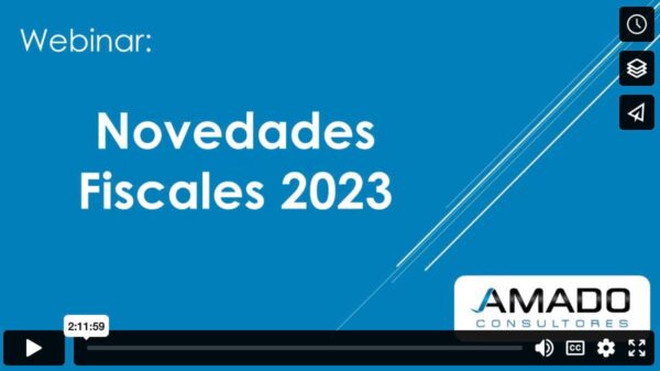 Portada del webinar Novedades fiscales 2023