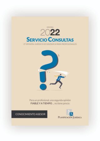 Portada de la memoria Servicio de Consultas 2022